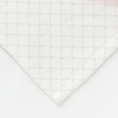 虹のベビーの洗礼の十字の金ゴールドの十字架像の網 フリースブランケット (角)