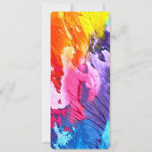 虹のペイントメニュー 招待状 (裏面)