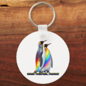虹のペンギン プライド 団結 キーホルダー (裏面)
