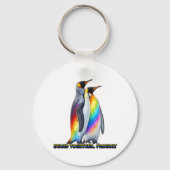 虹のペンギン プライド 団結 キーホルダー (裏面)