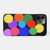 虹のポルカドット Case-Mate iPhoneケース (裏面(横))