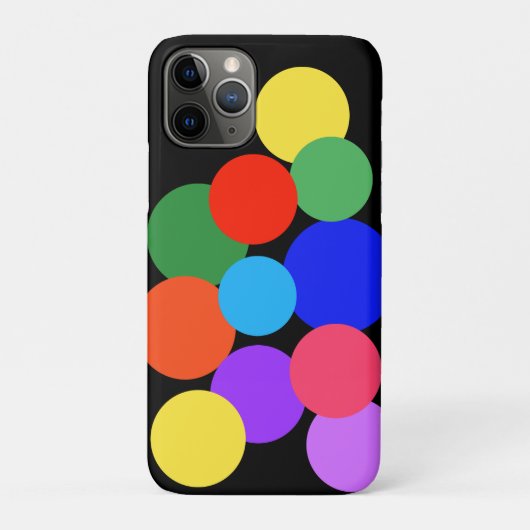 虹のポルカドット Case-Mate iPhoneケース (裏)