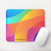 虹のマウスパッドのすべての色 マウスパッド (マウス)