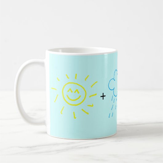 虹のマグ コーヒーマグカップ (左)