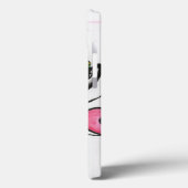 虹のマダラチョウのファンタジーの芸術のiPadの場合 Case-Mate iPhoneケース (裏面 / 左)