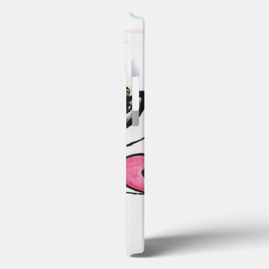 虹のマダラチョウのファンタジーの芸術のiPadの場合 Case-Mate iPhoneケース (裏面 / 左)