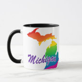 虹のミシガン州 マグカップ (左)