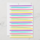 虹のメッセージパーティ  誕生日に大混乱 招待状 (裏面)