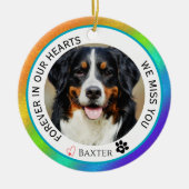 虹のメモリアル オーナメント 永遠に心の中に (正面)