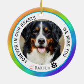 虹のメモリアル オーナメント 永遠に心の中に (裏面)