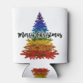 虹のメリークリスマスツリー 缶クーラー (裏面)