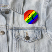 虹のモノグラムボタン 缶バッジ (インサイチュ)