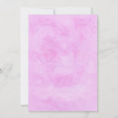 虹のユニコーンの誕生日の招待状 招待状 (裏面)