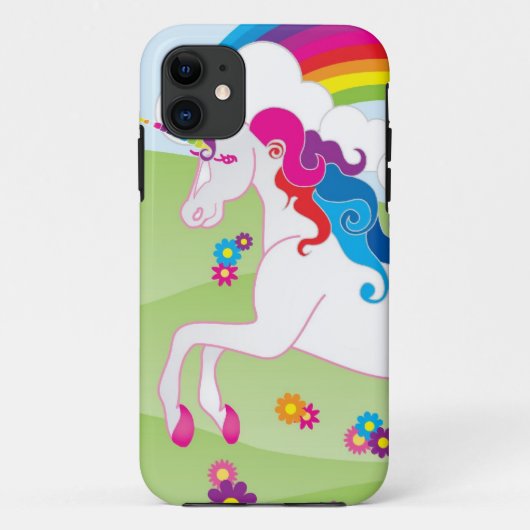 虹のユニコーン-やっとそこにiPhoneの場合 Case-Mate iPhoneケース (裏面)