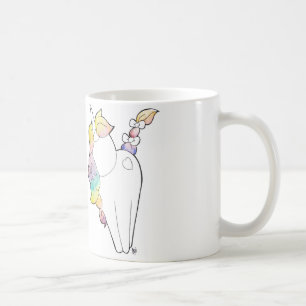 虹のユニコーン コーヒーマグカップ