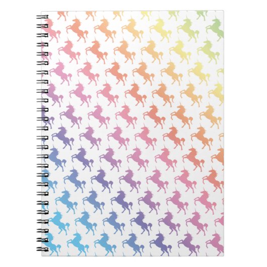 虹のユニコーン ノートブック (正面)