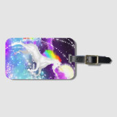 虹のユニコーン ラゲッジタグ (正面横)