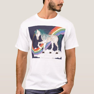 虹のユニコーン Tシャツ
