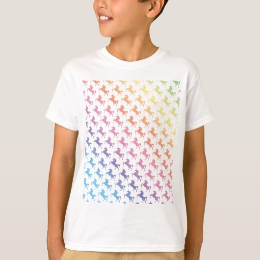 虹のユニコーン Tシャツ (正面)