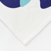 虹のヨークシャーテリアCuddler フリースブランケット (角)