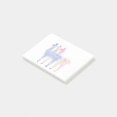 虹のラマ ポストイット (アングル)