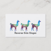 虹のラマ 名刺 (裏面)