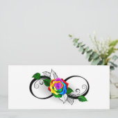 虹のローズの無限大記号 招待状 (スタンド正面)