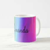 虹の一流のマグ コーヒーマグカップ (正面右)