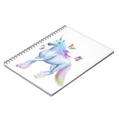 虹の一角と蝶 ノートブック (左側)