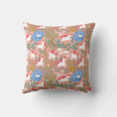 虹の一角の庭 | クッション (裏面)