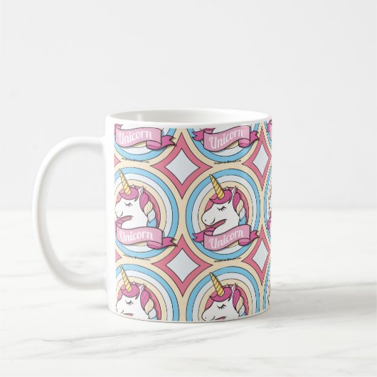 虹の一角丸 コーヒーマグカップ (左)