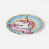 虹の一角丸 ペーパープレート (アングル)