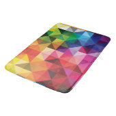 虹の三角形のジオメトリックモダンス バスマット (アングル)