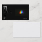 虹の三角形 名刺 (正面/裏面)