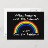 虹の上で何が… ポストカード (正面/裏面)