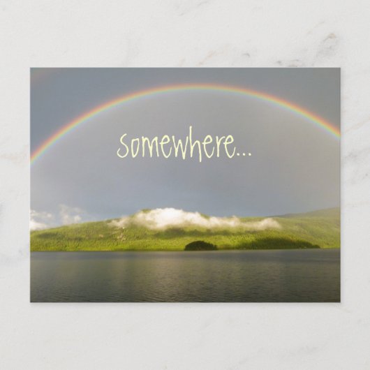 虹の上で ポストカード (正面)