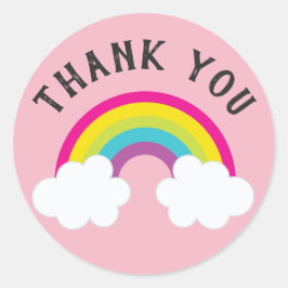 虹の上にありがとう ラウンドシール