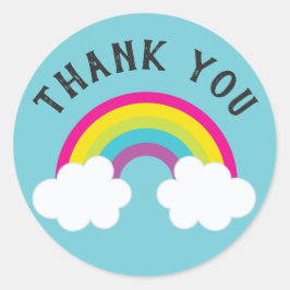 虹の上にありがとう ラウンドシール