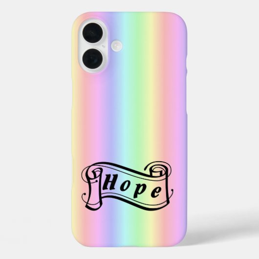 虹の上に希望のスクロール Case-Mate iPhoneケース (裏面)
