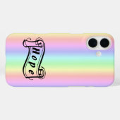 虹の上に希望のスクロール Case-Mate iPhoneケース (裏面 (横))