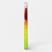 虹の上に雨の滴を持つ白いデイジー Case-Mate iPhoneケース (裏面/左)