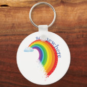 虹の上のどこか キーホルダー (正面)