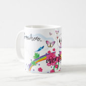 虹の上のどこか コーヒーマグカップ (正面左)