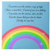 虹の上のどこか タイル (正面)