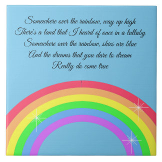 虹の上のどこか タイル