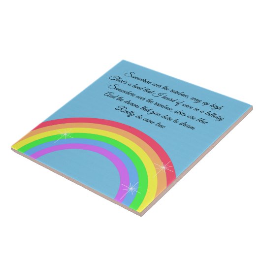 虹の上のどこか タイル (側面)