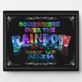 虹の上のどこか フォトプラーク (正面)