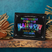 虹の上のどこか フォトプラーク (側面)