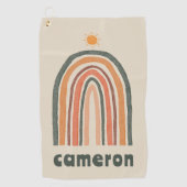 虹の上の太陽 ゴルフタオル (正面)