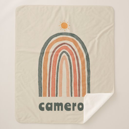 虹の上の太陽 シェルパブランケット (正面)
